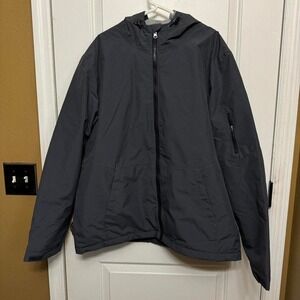 Sport-Tek Waterproof Insulated Jacket JST56 Men's XL Black Hooded  Full Zip